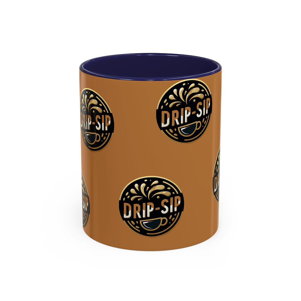 Thumbnail: Drip-Sip Accent Coffee Mug - Perfect for Coffee Lovers and Gift Giving!