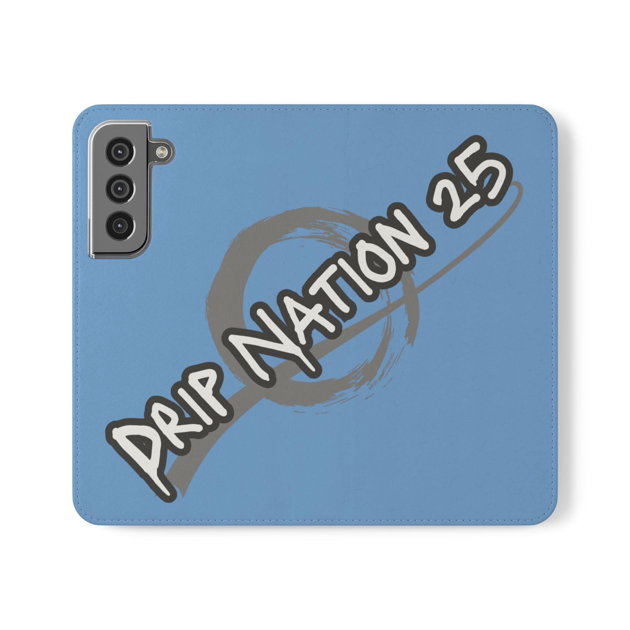 Stylish Flip Case for Drip Nation Fans (Light Blue)