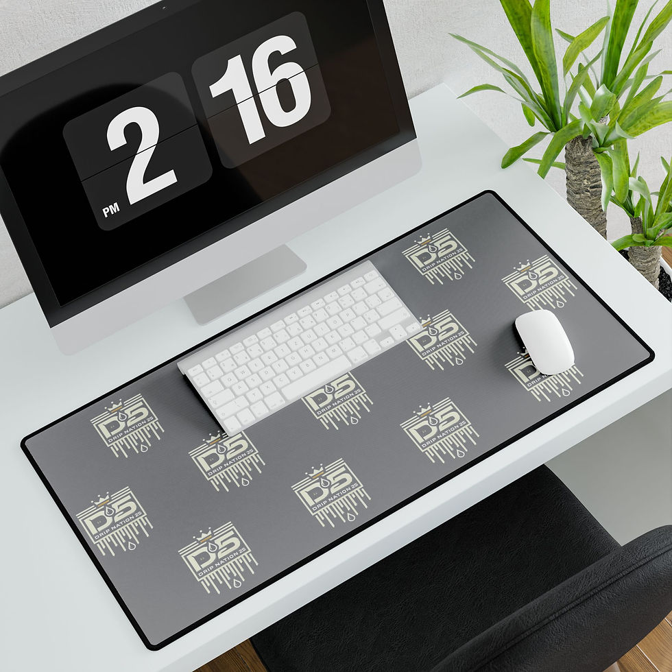 Thumbnail: Drip Nation 25 Desk Mat for Creative Desk (Grey)