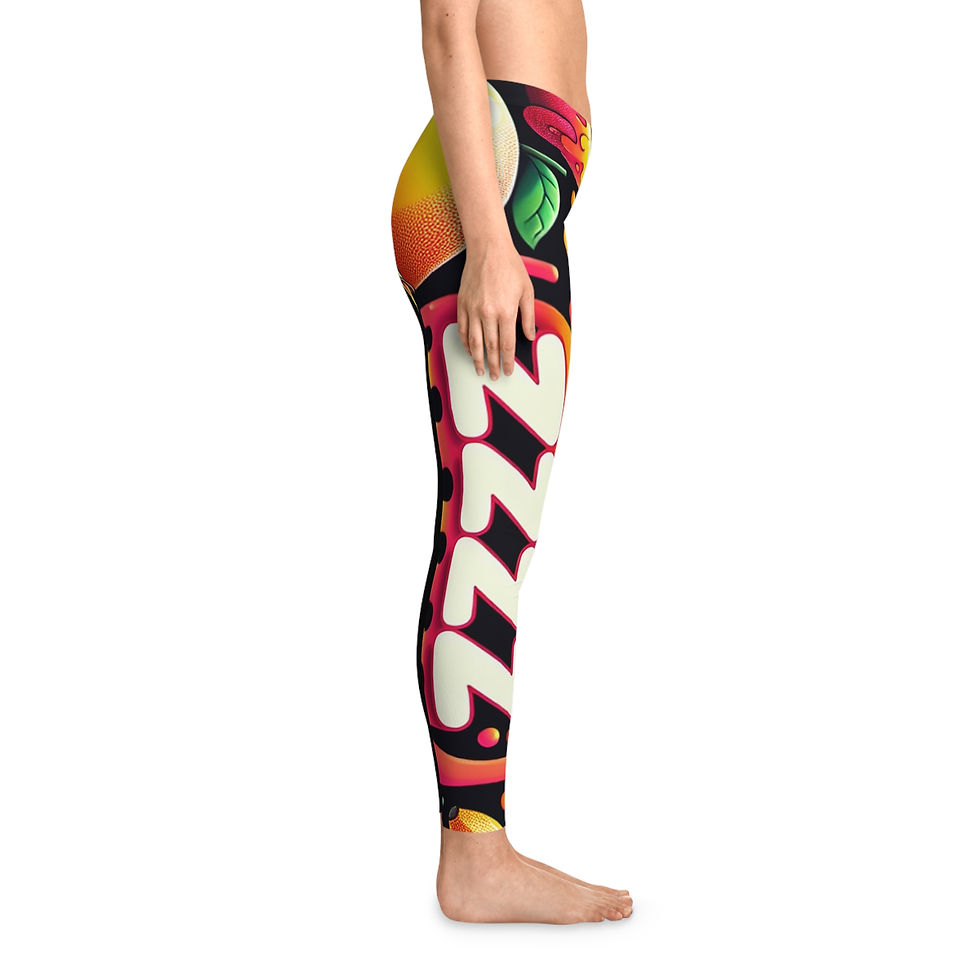 Thumbnail: Vibrant Forbidden Sleep Leggings | Colorful Stretchy Workout Pants