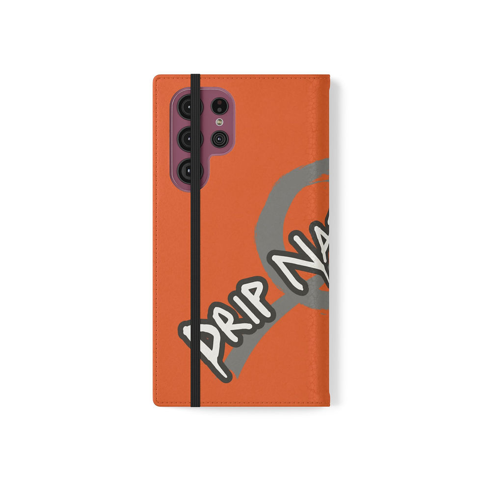Thumbnail: Stylish Flip Case for Drip Nation Fans (Orange)