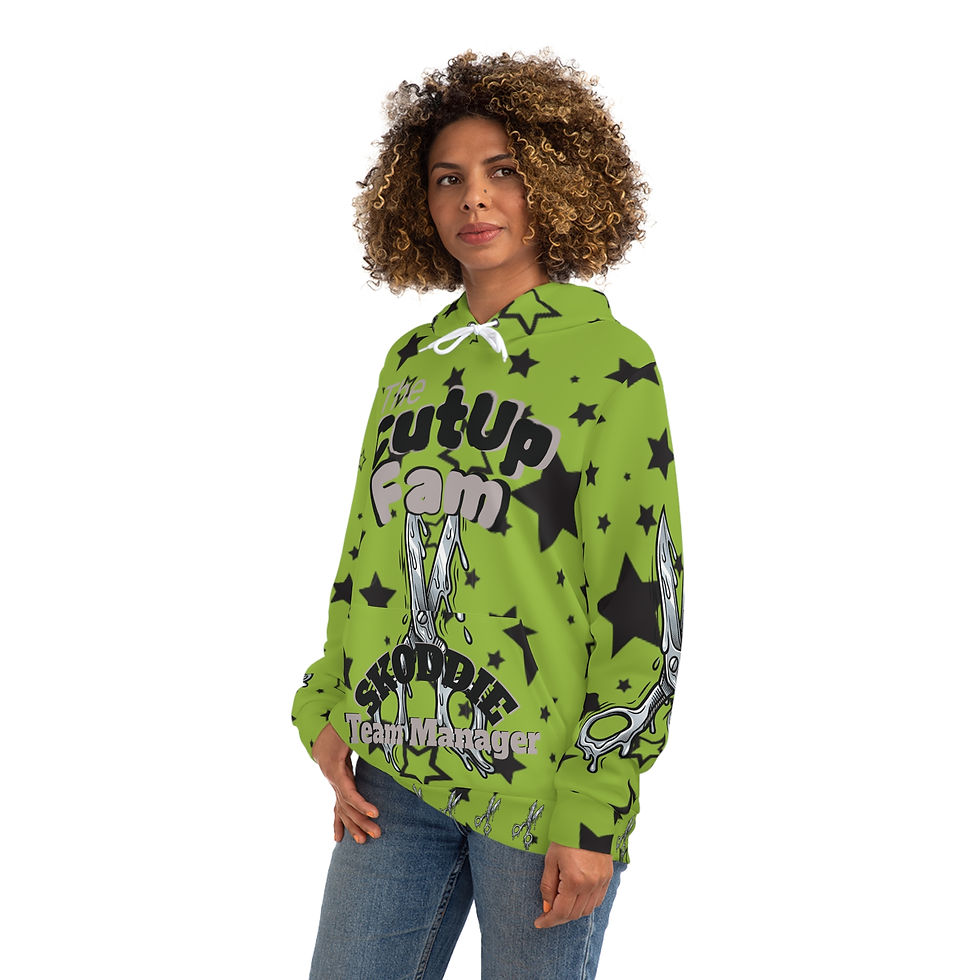 Thumbnail: CutUp Fam All-Over Print TikTok Promo Hoodie