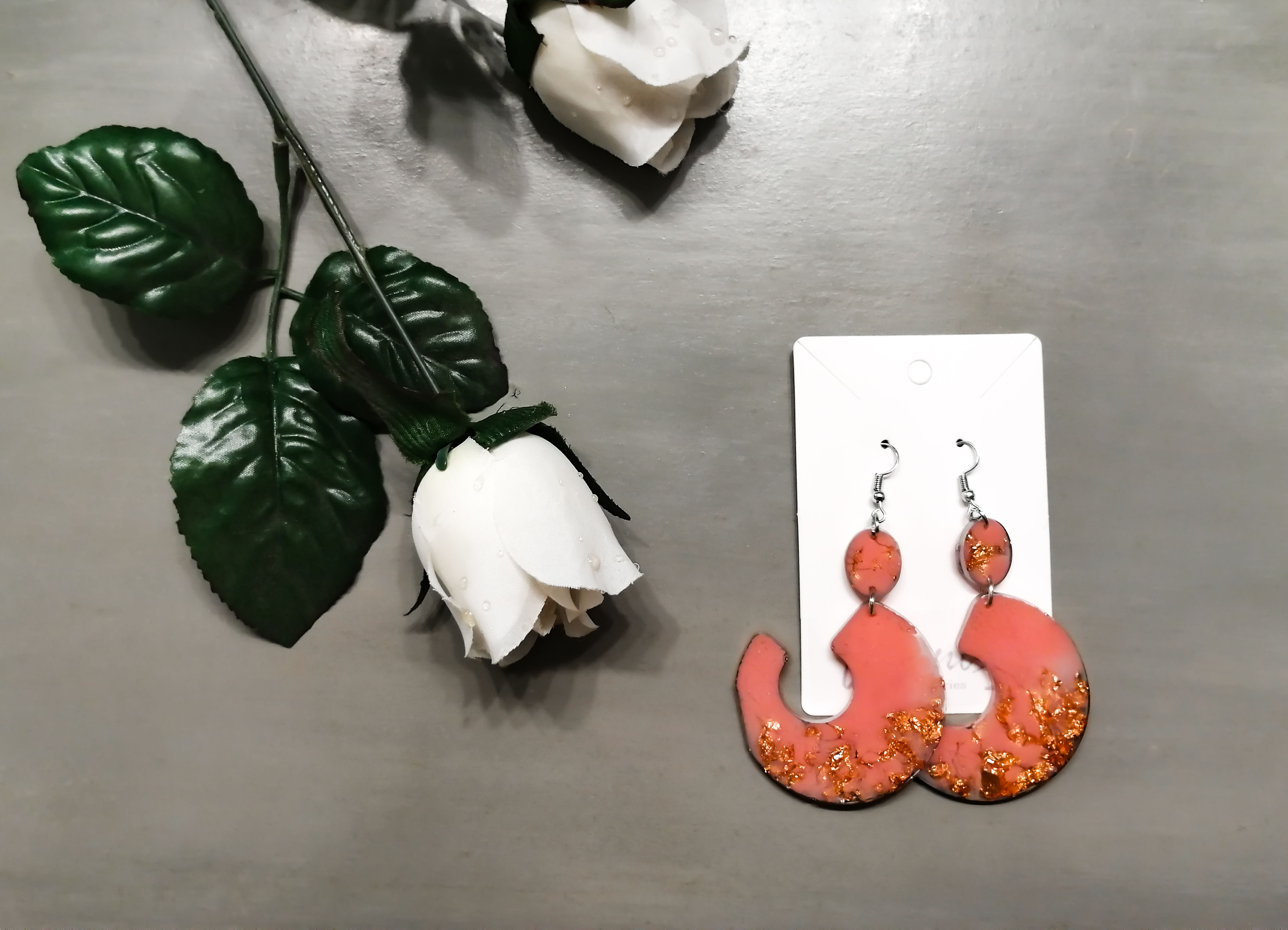 Chantsy Accessories - Pink and Rose Gold Earrings
