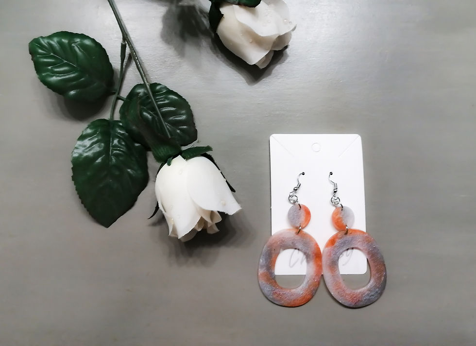 Thumbnail: Chantsy Accessories - Silver and Rose Earrings