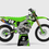 Thumbnail: Right side view of our Octane Kawasaki graphics Kit