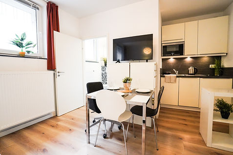 Vollmöbliertes 1-Zimmer-Apartment im belgischen Viertel