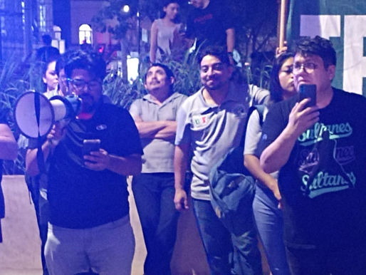 Trabajadores marchan en Mérida por la reducción de la jornada laboral a 40 horas