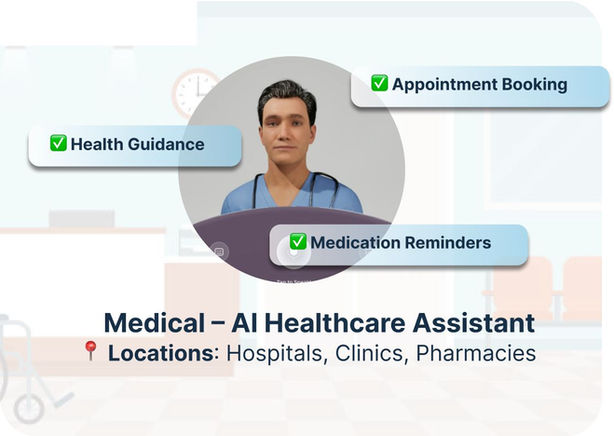 Medical - AI Healthcare Assistant concierge ai digital solutions 