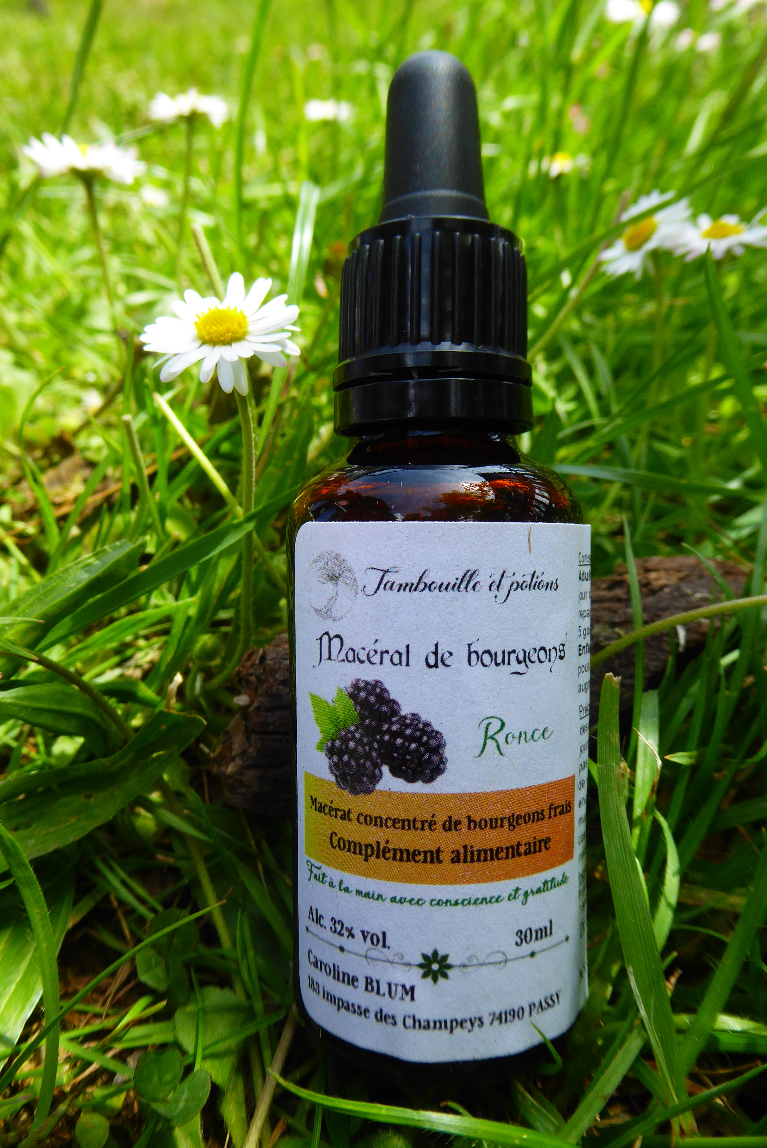 Flacon de jeunes pousses de ronce