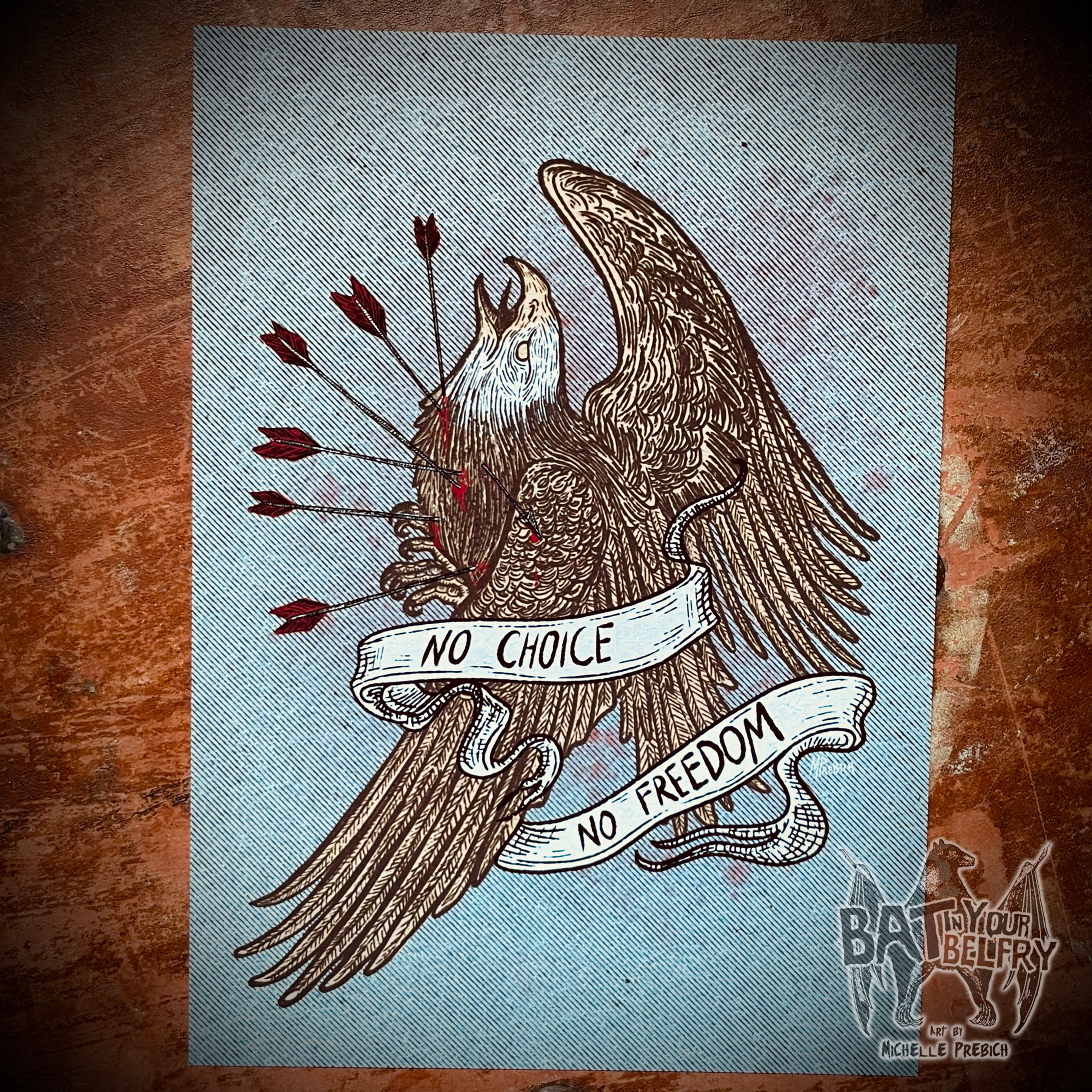 No Choice No Freedom Fine Art Print