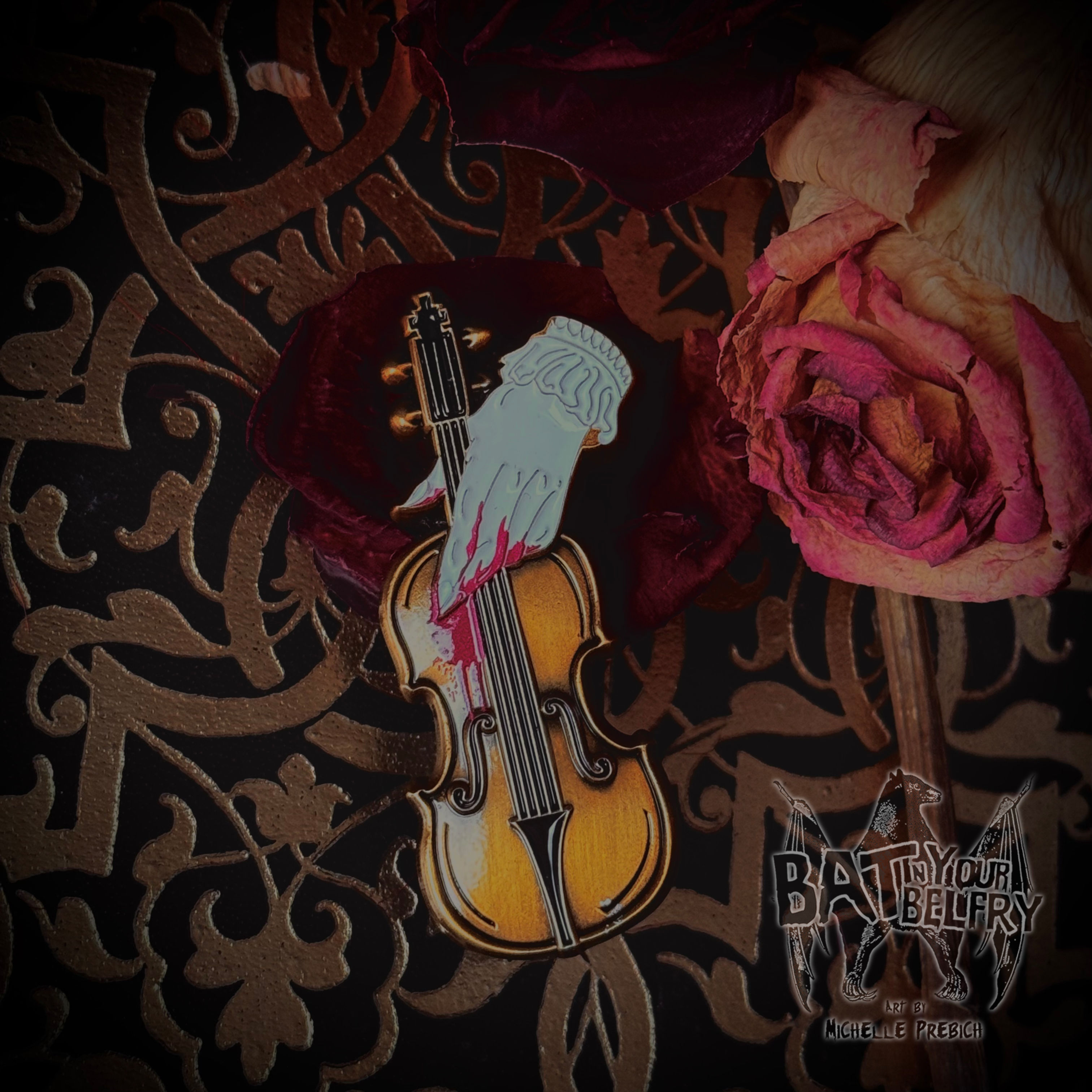 The Violinist Enamel Pin