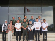 Warm Welcome from Chief of General Staff of TNI