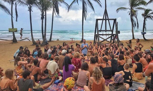 The largest group I ever held at a festival in Panama.