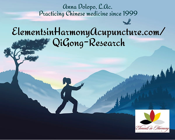 qi gong research illustration-of-parting