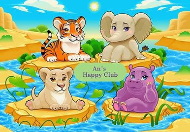 An's Happy middle baby-cute-jungle-anima