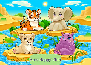 An's Happy Club baby-cute-jungle-animals
