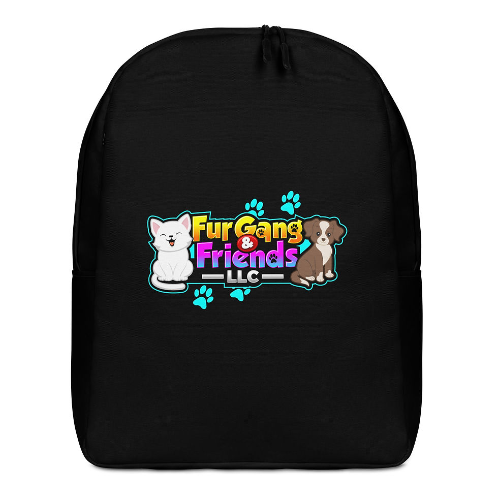 Fur Gang Backpack Black