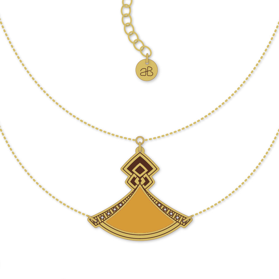 Miniature : Collier court KIMONO