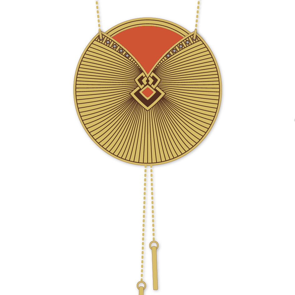 Thumbnail: Collier long KIMONO