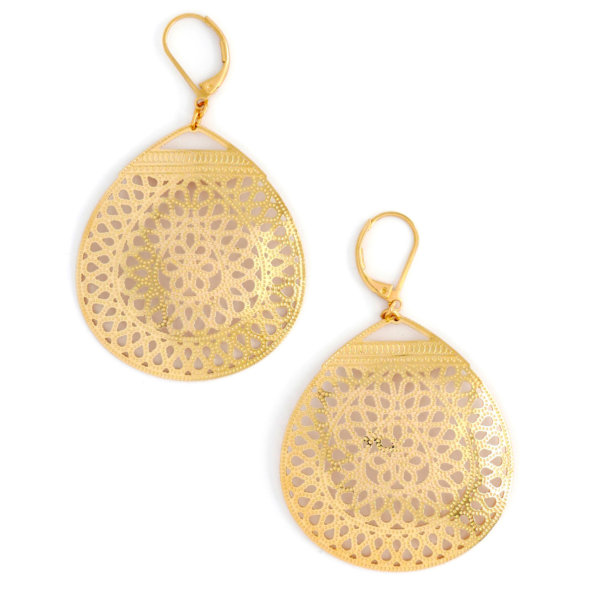 boucles Trésor Celte finition or