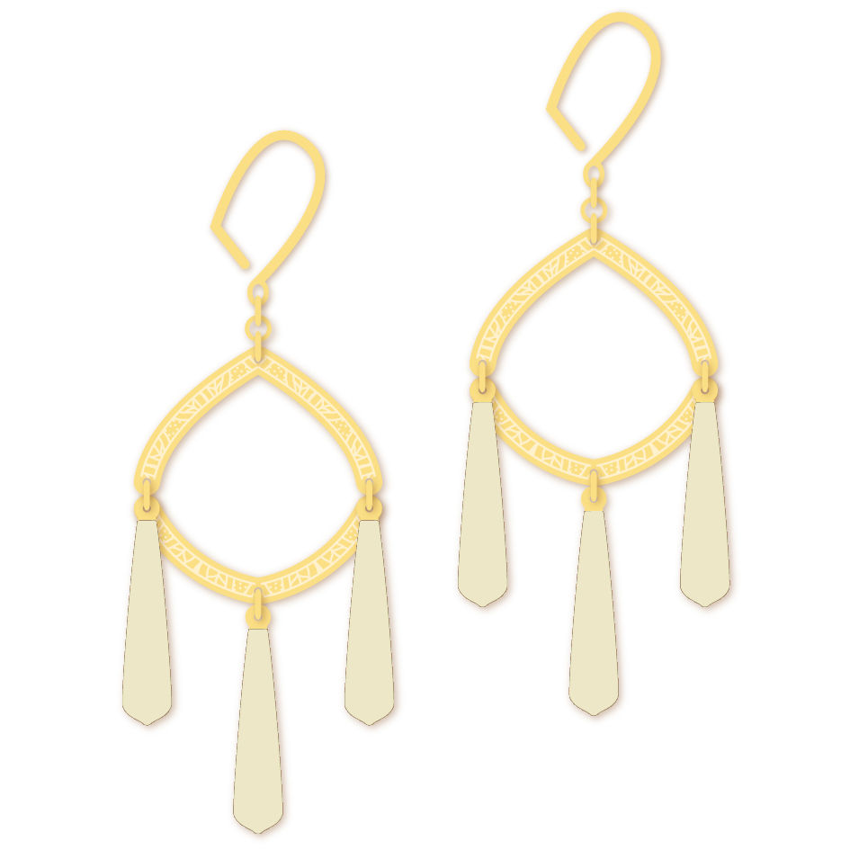 Thumbnail: Grandes boucles GOUTTES