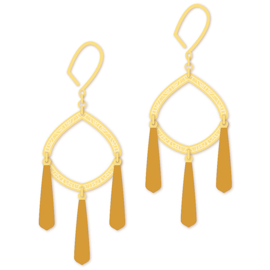 Thumbnail: Grandes boucles GOUTTES