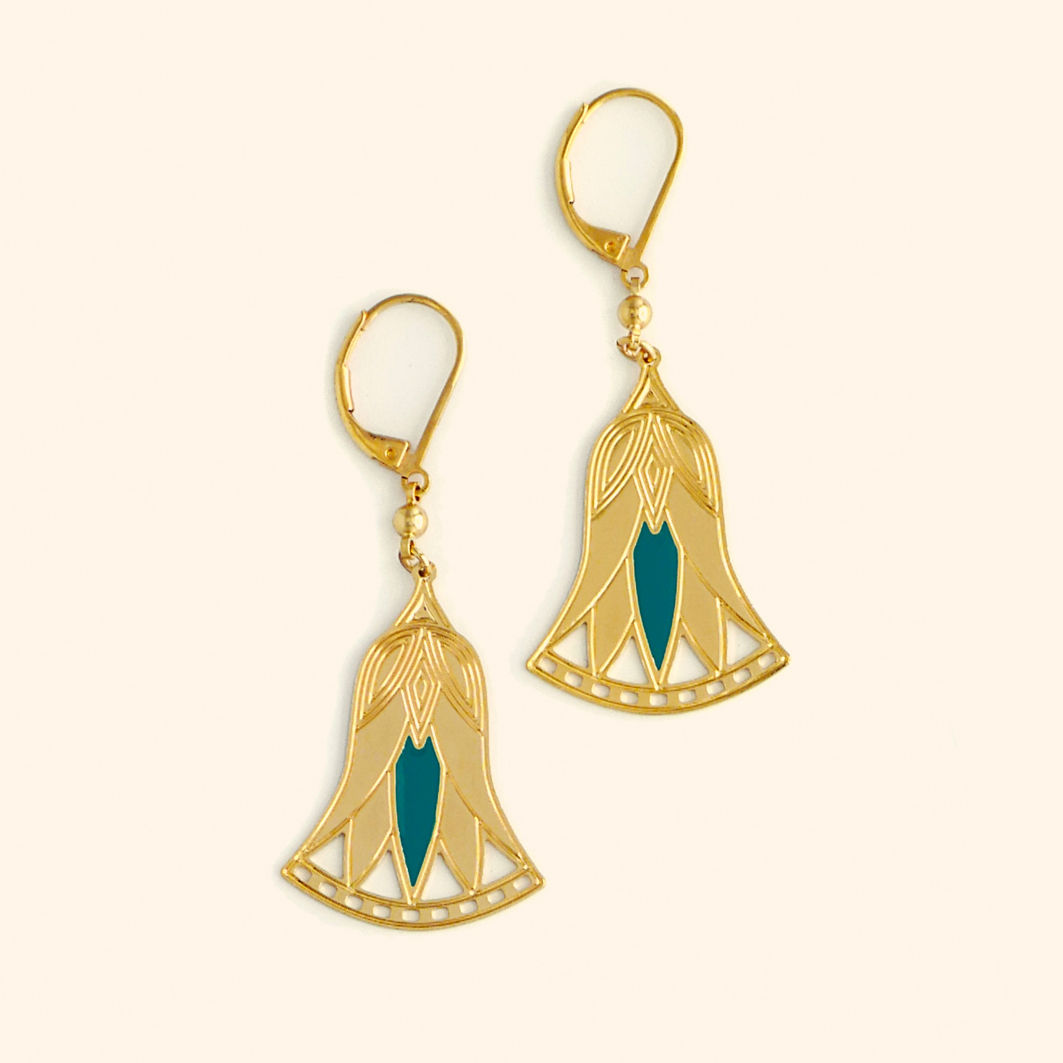 Boucles finition or