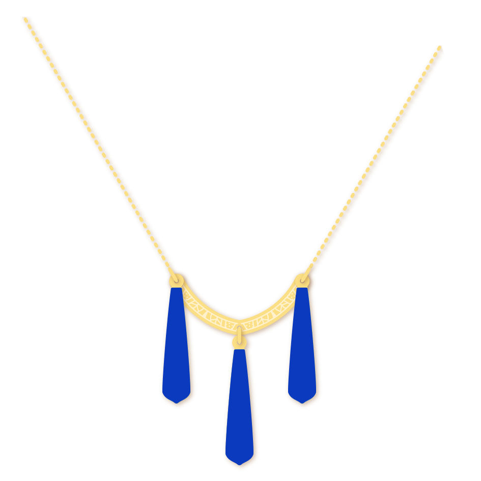 Miniature : Collier court GOUTTES