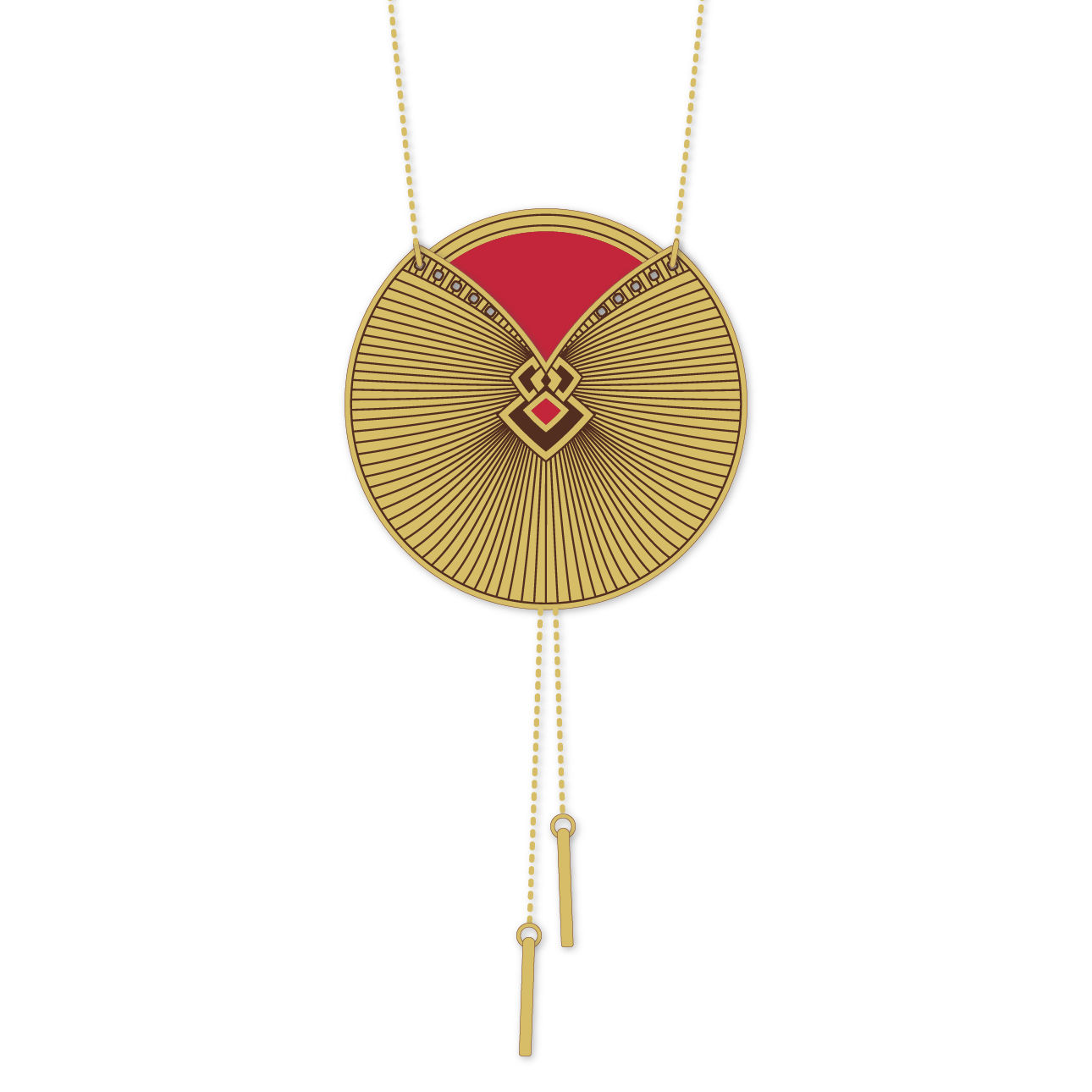 Collier long KIMONO