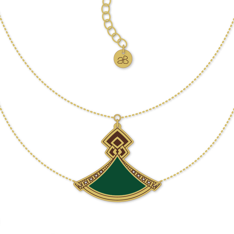 Miniature : Collier court KIMONO