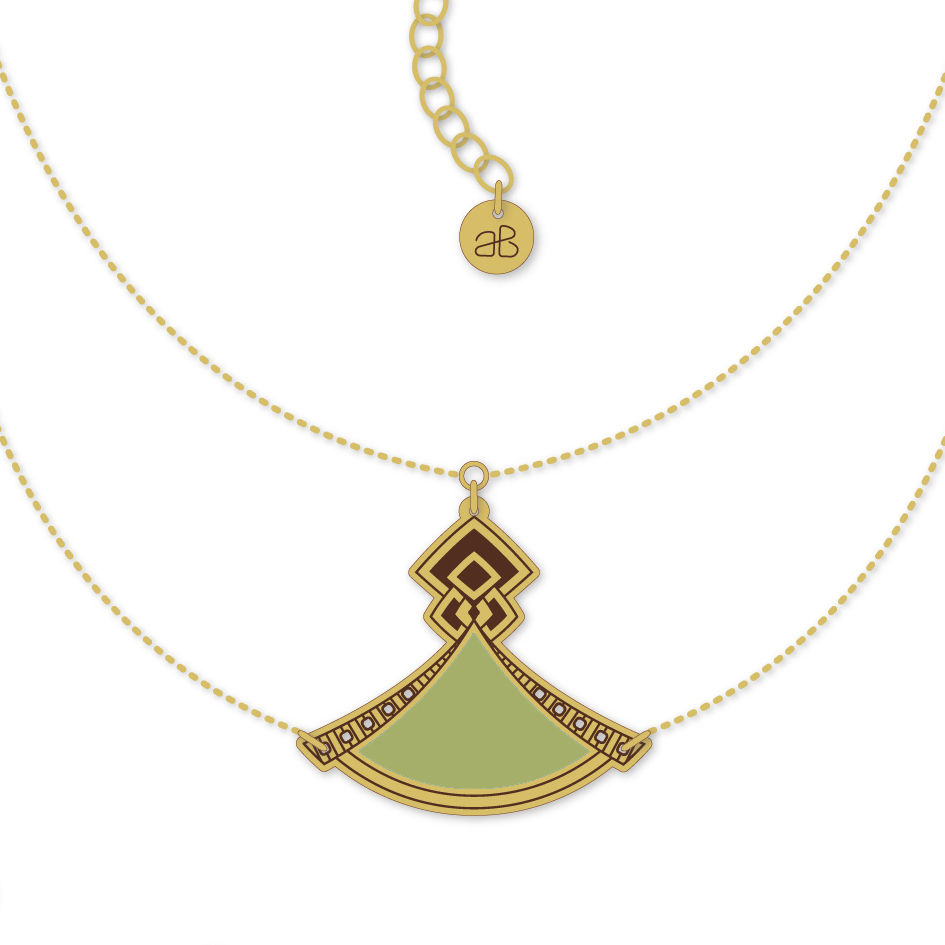 Miniature : Collier court KIMONO