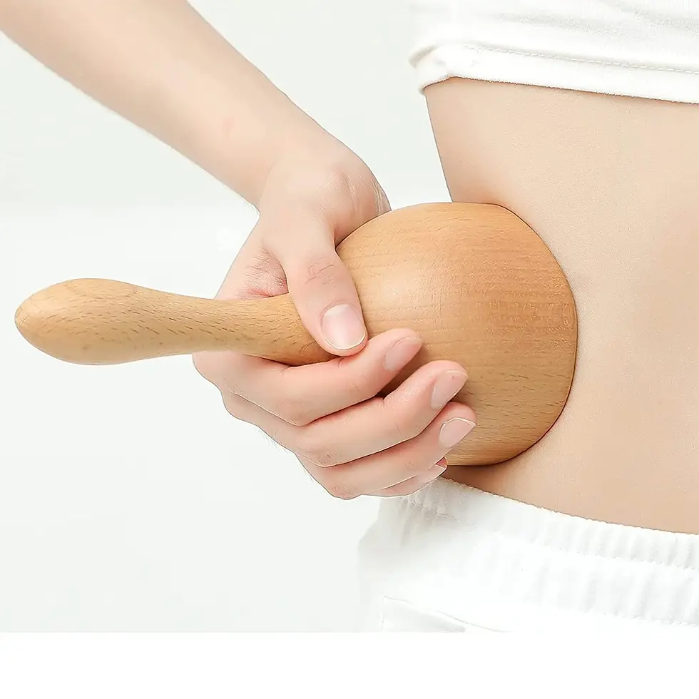 Miniatura: Wooden Handheld Massage Cup,Wooden Swedish Cup, Lymphatic Drainage Massage