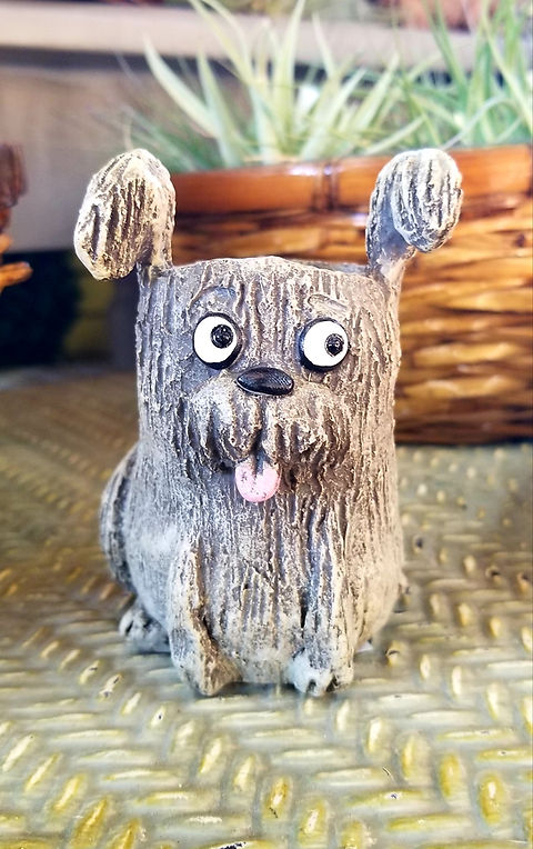 Blob House Dog Planter