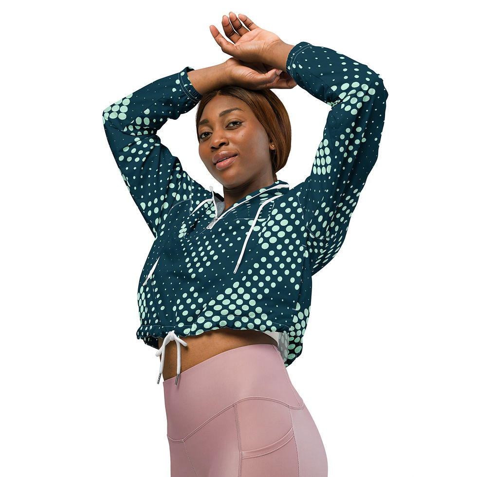 Thumbnail: Matrix Mist cropped windbreaker