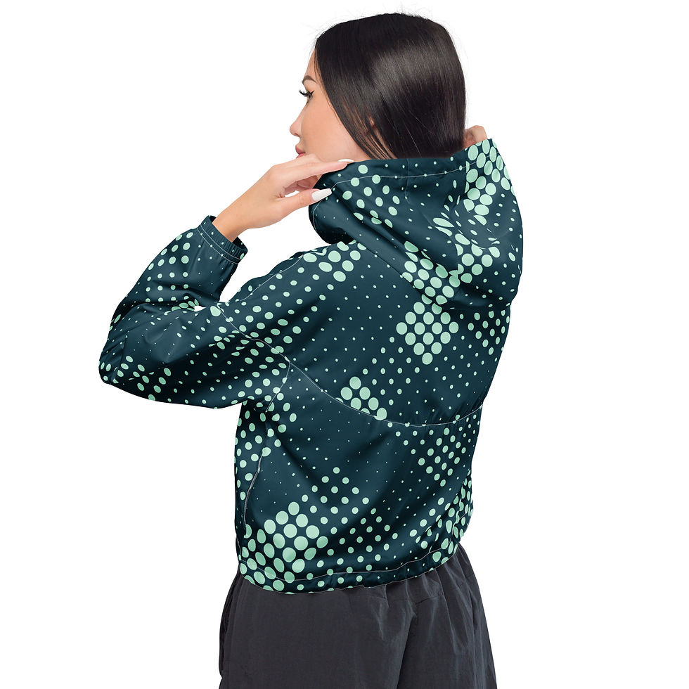 Thumbnail: Matrix Mist cropped windbreaker