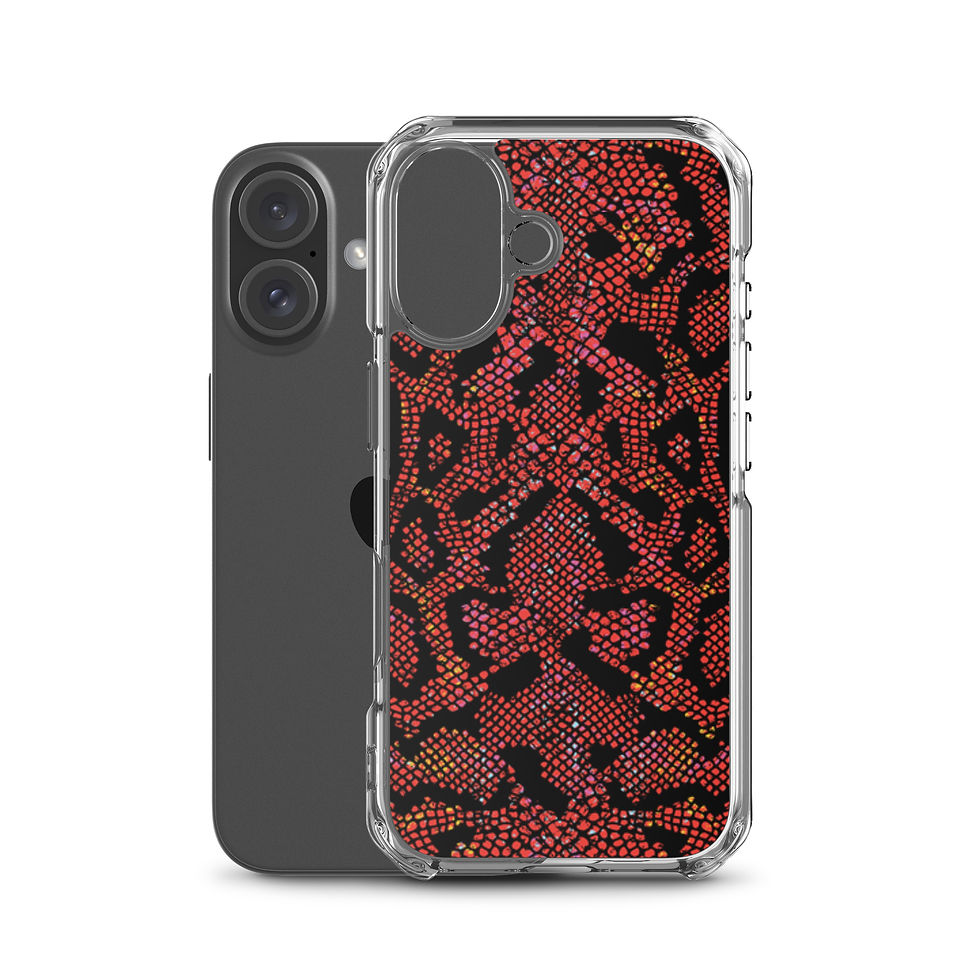Thumbnail: Crimson Python clear case for iPhone®
