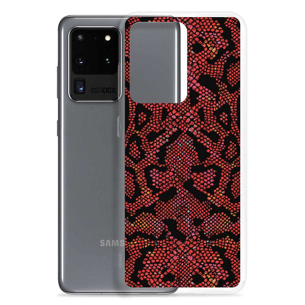 Thumbnail: Crimson Python clear case for Samsung®