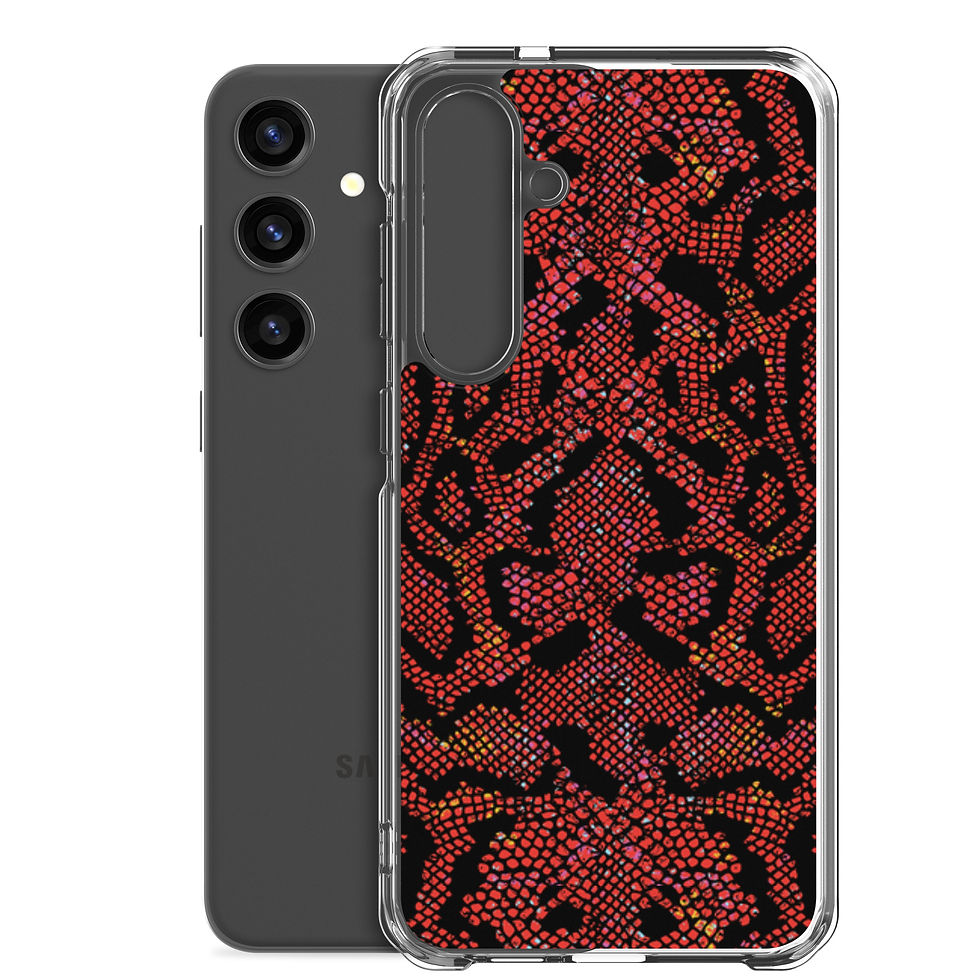 Thumbnail: Crimson Python clear case for Samsung®