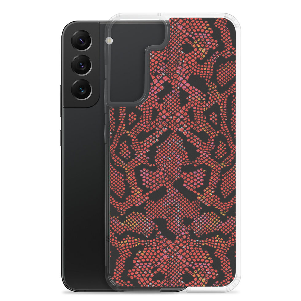 Thumbnail: Crimson Python clear case for Samsung®