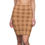Thumbnail: Plaid Pencil Skirt Tartan Beige & Brown Outfit Fall Flannel Fitted Skirt XS-2XL
