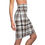 Thumbnail: Plaid Pencil Skirt Tartan Brown & Beige Outfit Fall Flannel Fitted Skirt XS-2XL, designed to meet your needs with style.