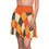 Thumbnail: Preppy Cute Autumn Plaid Orange Christmas Circle Skater Skirt Tartan Fabric Fall Flannel exudes a cheerful vibe.