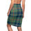Thumbnail: Plaid Pencil Skirt Tartan Green & Blue Outfit Fall Flannel Fitted Skirt XS-2XL