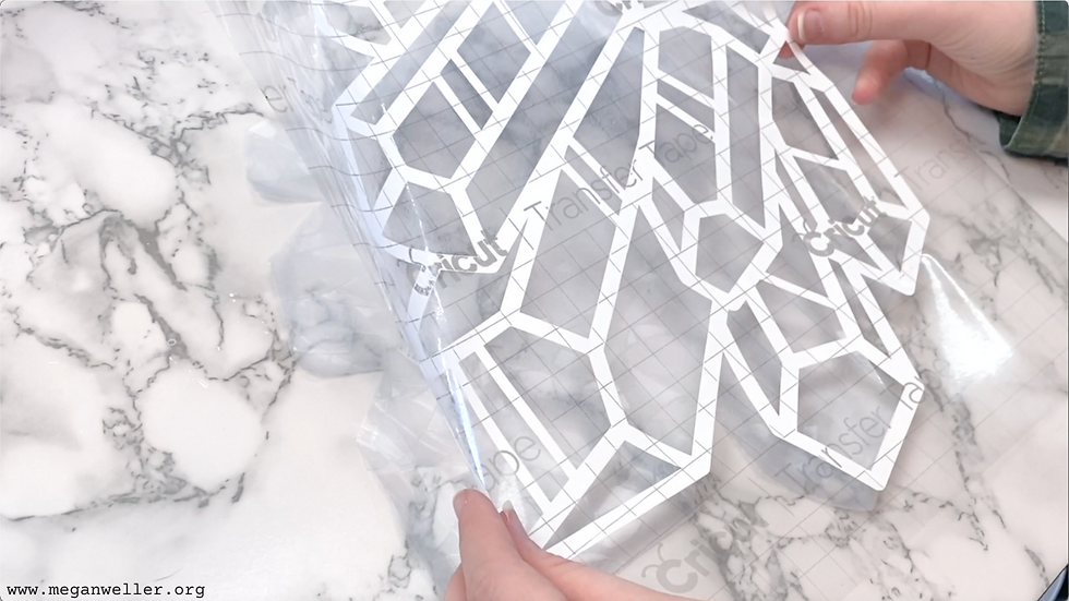 DIY RAINBOW window decal with Cricut!