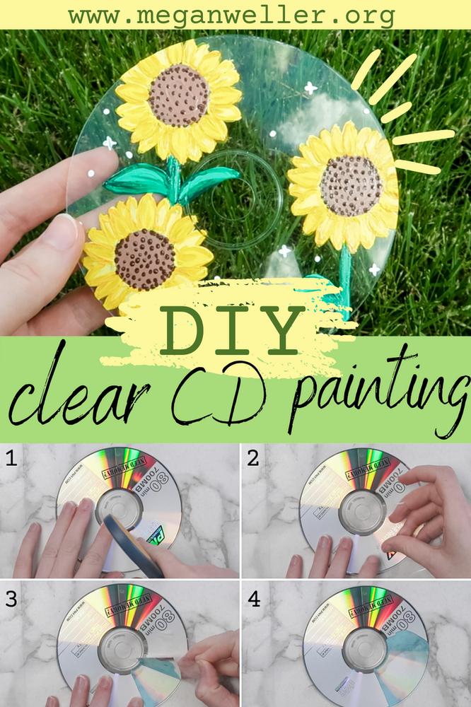 How to make a clear CD + CD painting ideas!