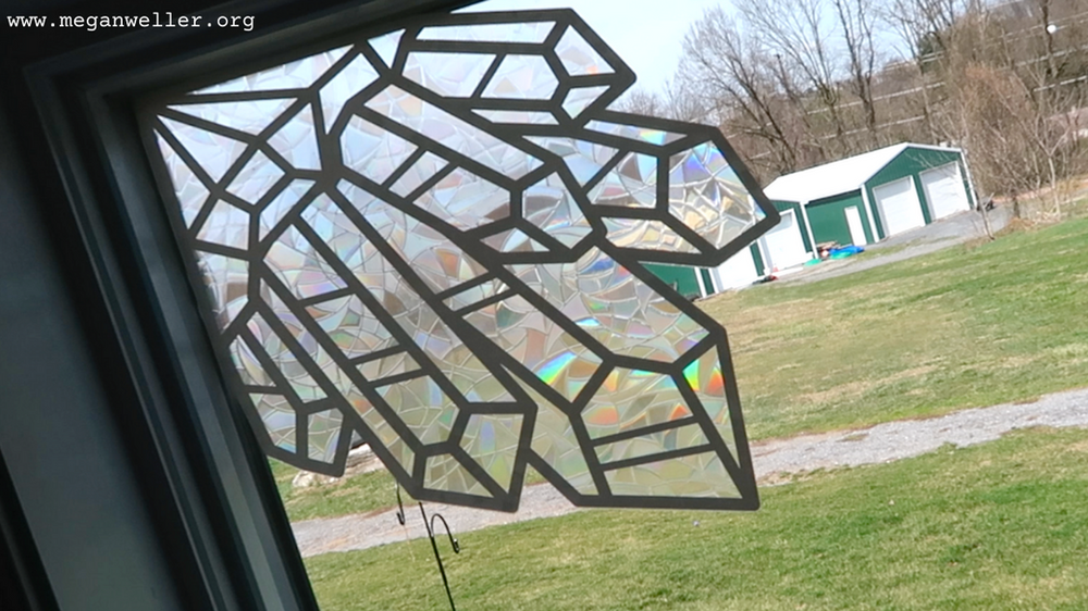 DIY RAINBOW window decal with Cricut!