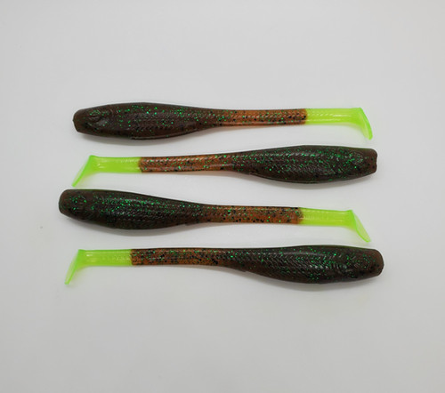 Super Model Twisted T Green Tail | Down South Lures