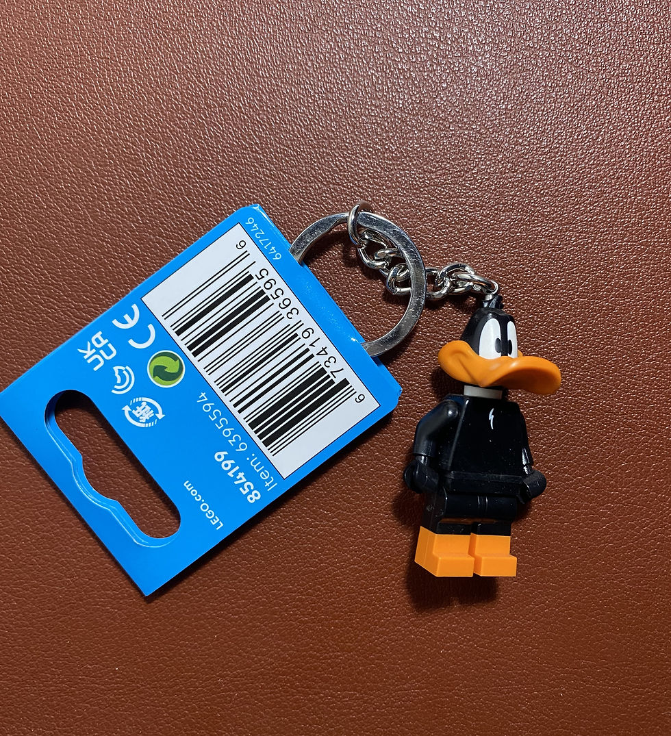 Thumbnail: Daffy Duck Lego Key Chain - NEW