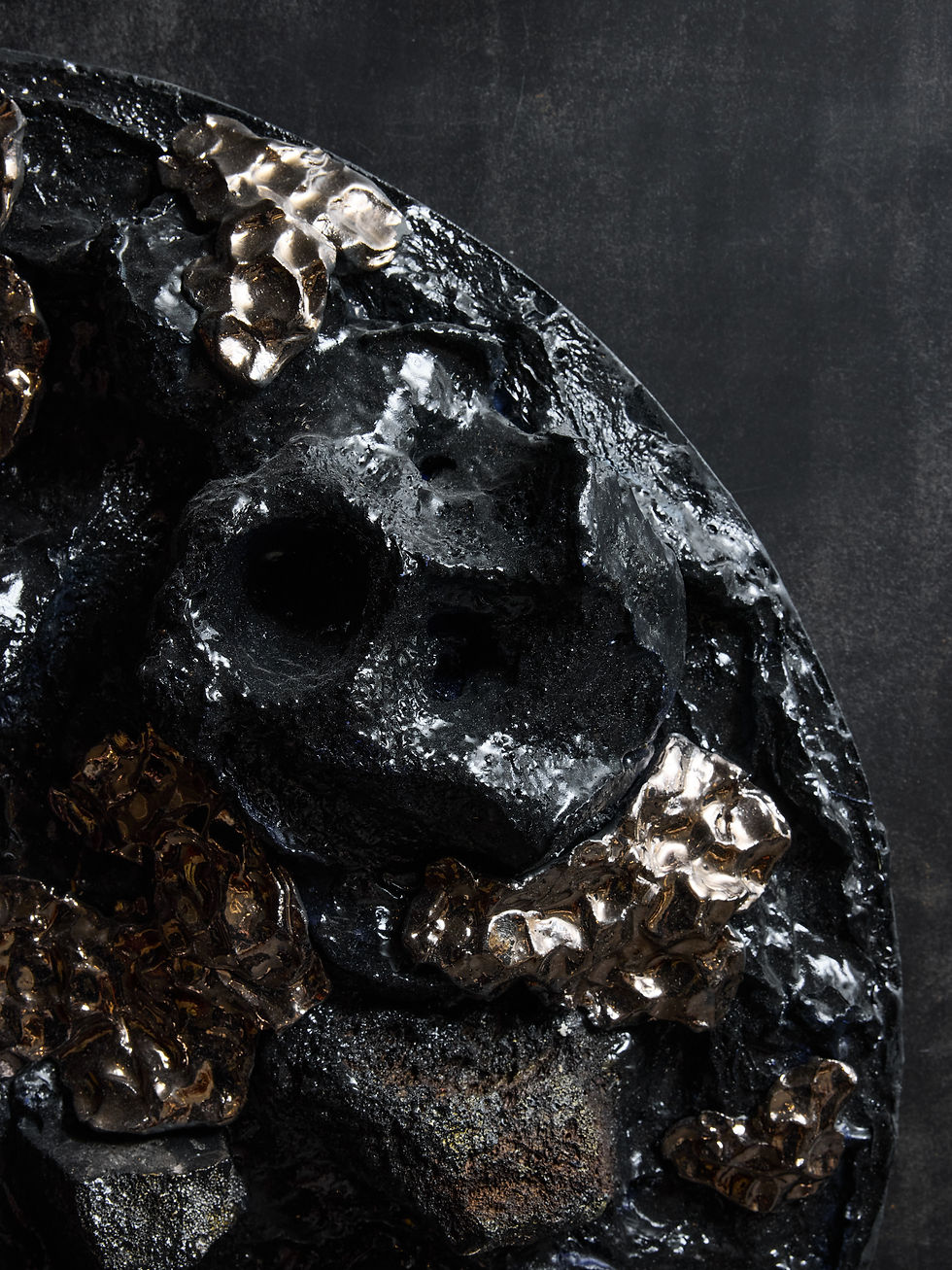 Miniature : "Cratère" Wall Sculpture by Leo Nataf