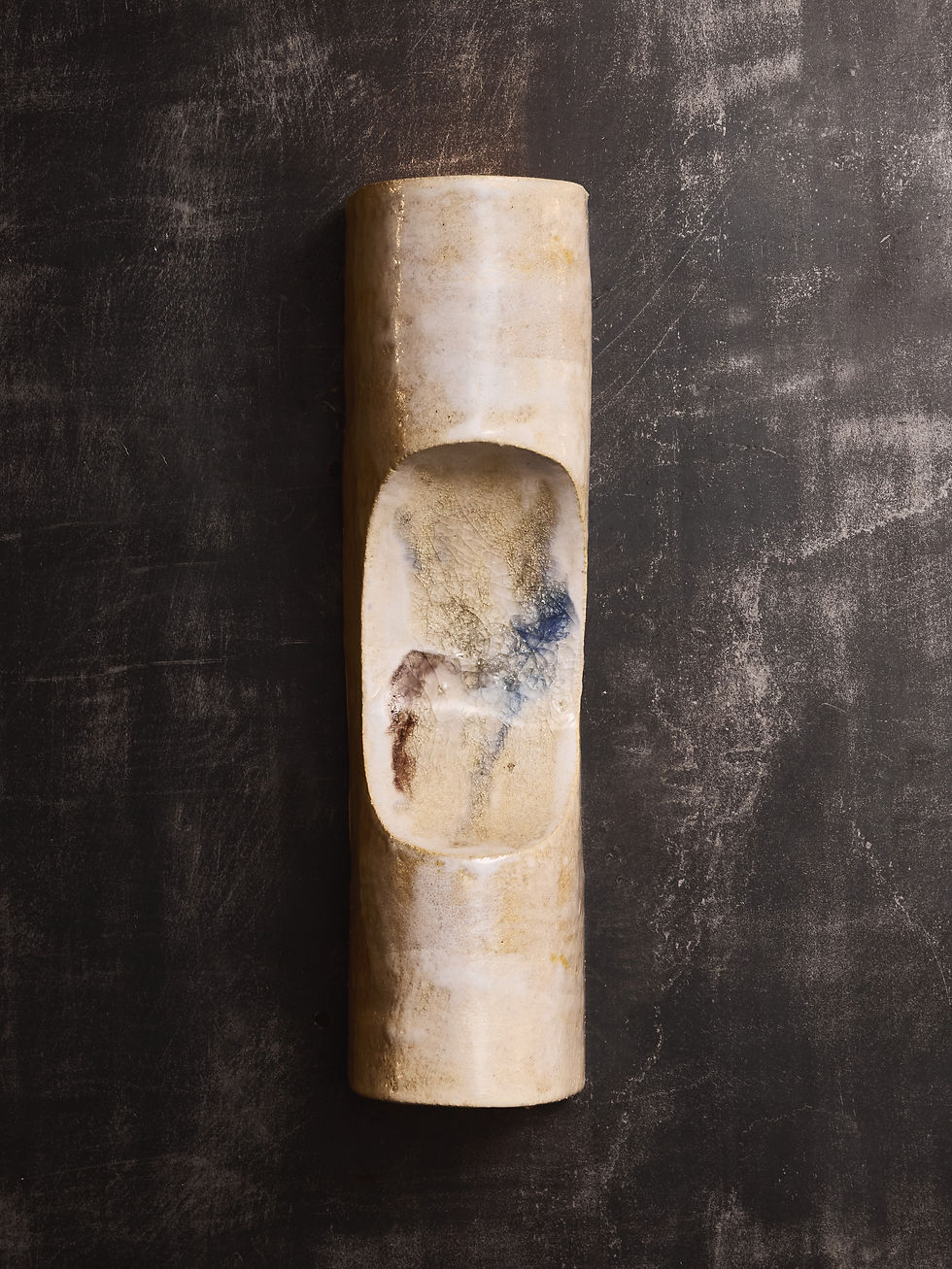 Miniature : Pair of Ceramic Wall Sconces by Claudia Cauville, France 2026